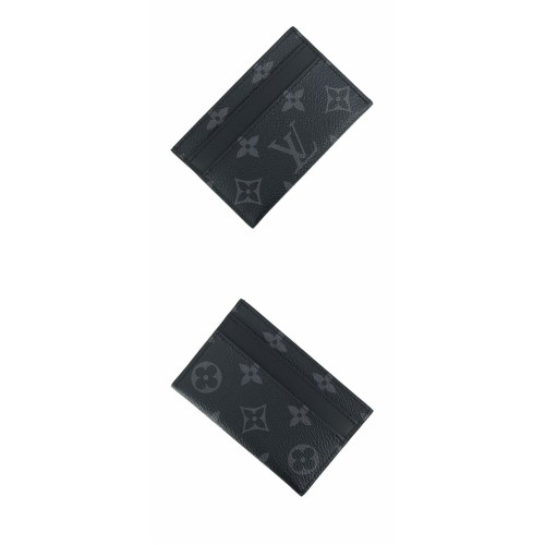 [루이비통] M62170 모노그램 이클립스 더블 카드 홀더 차콜블랙 지갑 / TEO,LOUIS VUITTON