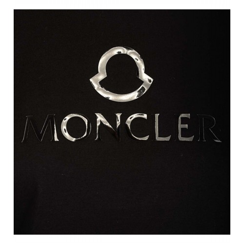 [몽클레어] 8C00006 809CR 999 가슴로고 라운드 반팔티셔츠 블랙 여성 티셔츠 / TJ,MONCLER