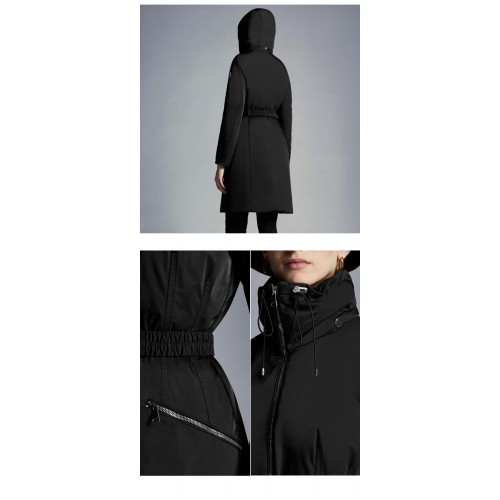 [몽클레어] 1C00032 54A1K 999 HERMAVILLE 헤르만빌 다운 자켓 블랙 여성 자켓 / TEO,MONCLER