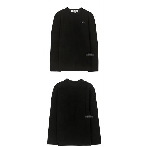 [꼼데가르송] AZ-T120-051-1 블랙와펜 라운드 긴팔티셔츠 블랙 남성 티셔츠 / TEO,COMME DES GARCONS