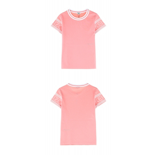 [겐조] 17SS 985 2TS793 32 암 로고 반팔 티셔츠 핑크 여성 티셔츠 / TR,KENZO