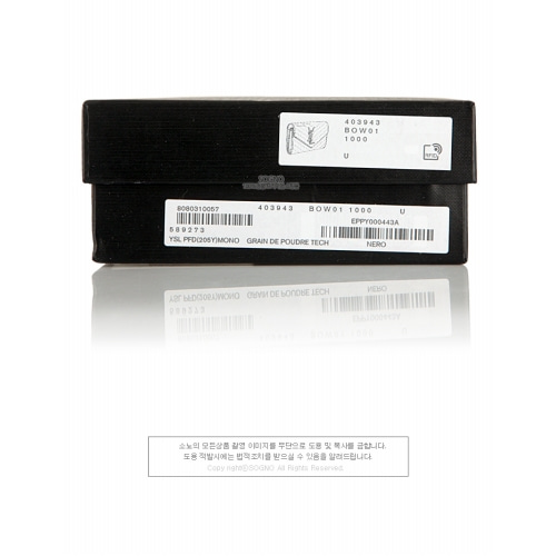 [생로랑] 403943 BOW01 1000 마틀라세 모노그램 컴팩트 지갑 블랙 지갑 / TJ,SAINT LAURENT