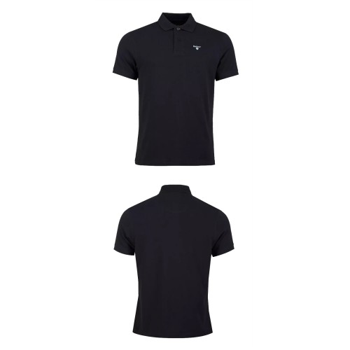 [바버] MML0358BK31 스포츠 미니 로고 자수 폴로티셔츠 블랙 남성 티셔츠 / TR,BARBOUR