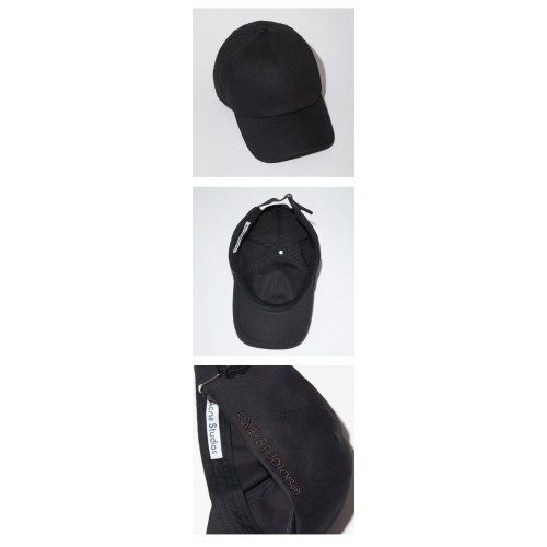 [아크네] C40174 900 사이드 로고 자수 볼캡 블랙 모자 / TJ,ACNE STUDIOS