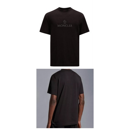 [몽클레어] 8C00009 829H8 999 로고 라운드 반팔티셔츠 블랙 남성 티셔츠 / TJ,MONCLER