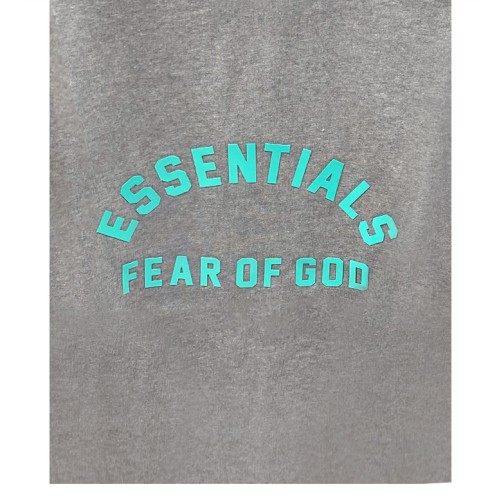 [피어오브갓] 125SP242003F 123 에센셜 스프링 프린티드 로고 티셔츠 다크헤더그레이 남성 티셔츠 / TLS,FEAR OF GOD