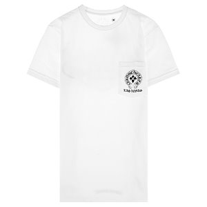 [크롬하츠] 1401120001126 포커말발굽 라스베가스 라운드 반팔티셔츠 화이트 남성 티셔츠 / TS,CHROME HEARTS