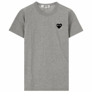 [꼼데가르송] AZ-T075-051-1 와펜 라운드 반팔티 그레이 여성 티셔츠 / TTA,COMME DES GARCONS
