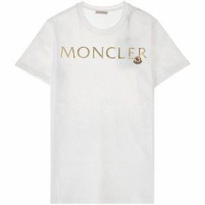 [몽클레어] 20SS 8C71510 V8094 033 로고패치 반팔티셔츠 화이트 여성 티셔츠 / TEO,MONCLER