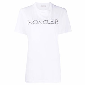 [몽클레어] 8C76210 V8161 001 로고패치 레터링 반팔티셔츠 화이트 여성 티셔츠 / TJ,MONCLER