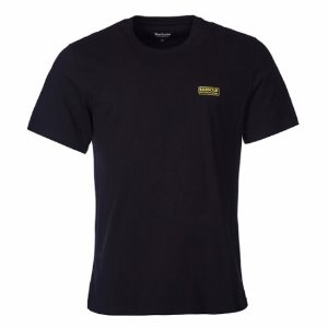 [바버] MTS0141BK31 인터네셔널 스몰 로고 프린팅 반팔티셔츠 블랙 남성 티셔츠 / TR,BARBOUR