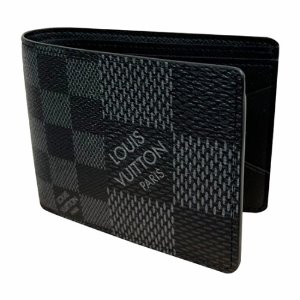 [루이비통] N60434 다미에 그라파이트 3D코팅 멀티플 월릿 차콜블랙 지갑 / TEO,LOUIS VUITTON
