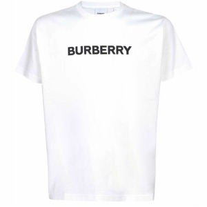 [버버리] 8055309 시그니처 로고 프린팅 라운드 반팔티셔츠 화이트 남성 티셔츠 / TJ,BURBERRY