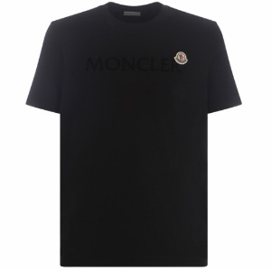 [몽클레어] 8C00064 8390T 999 가슴로고 라운드 반팔티셔츠 블랙 남성 티셔츠 / TJ,MONCLER